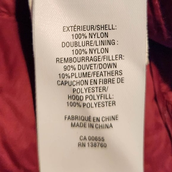 Reitmans Packable Down Jacket/Coat With Hood | XS - Picture 5 of 7